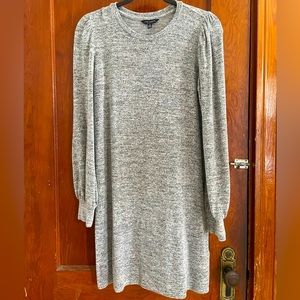 Lucky Brand Women’s Cloud Jersey Long Sleeve Dress; Heather Gray; Size S